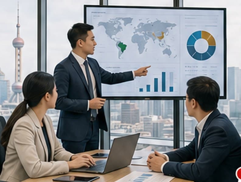 Apresentação de análise de mercado para empresa brasileira